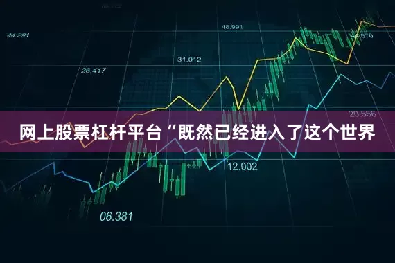 网上股票杠杆平台“既然已经进入了这个世界