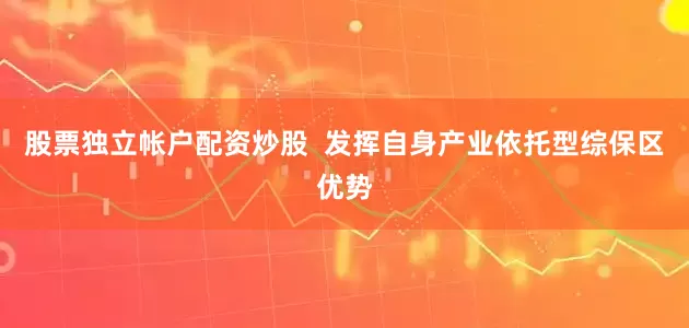 股票独立帐户配资炒股  发挥自身产业依托型综保区优势